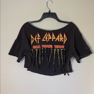 Ultra Crop, Def Leppard Tee